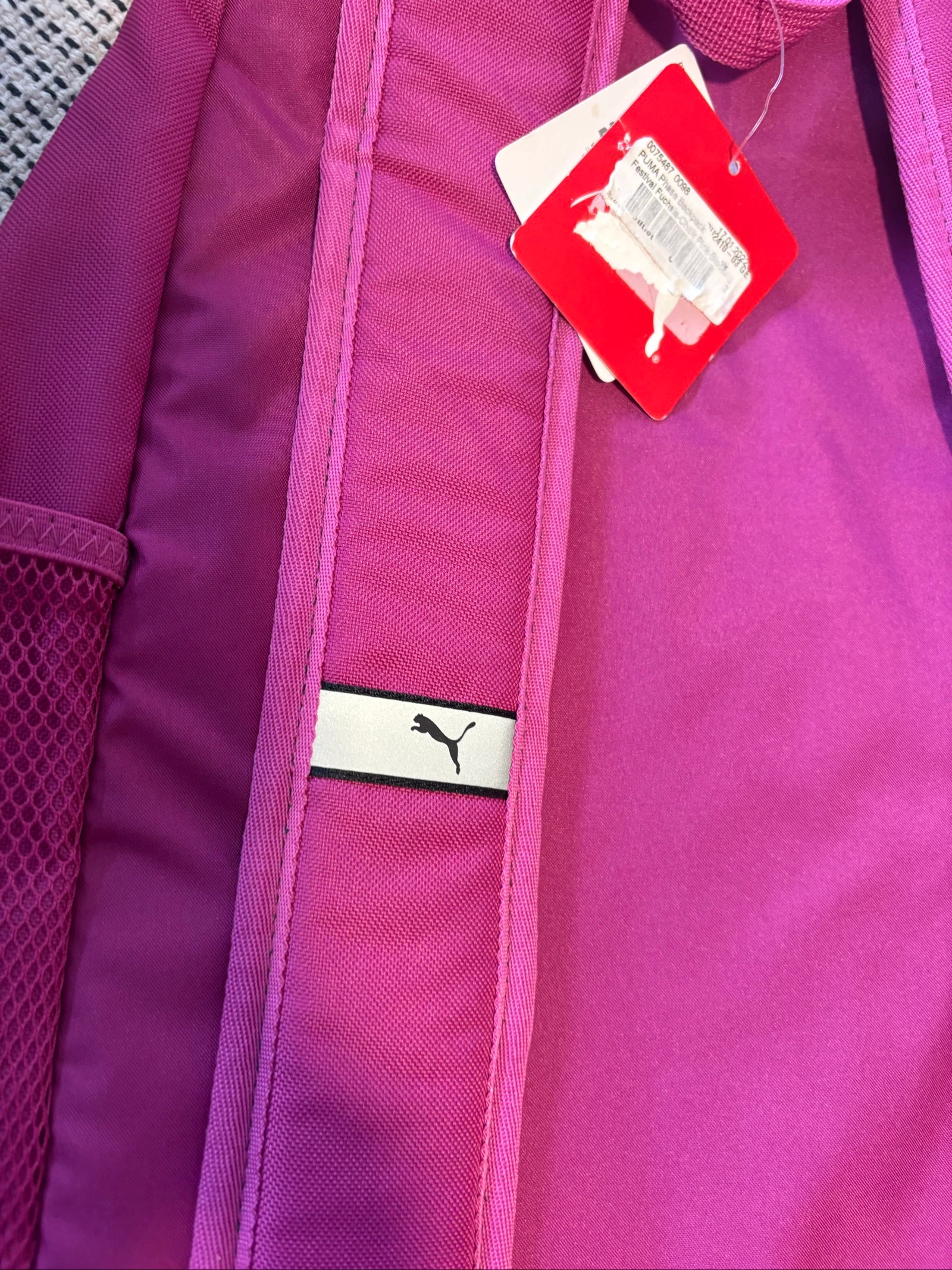 mochila puma phase backpack rosa fúcsia nova com etiquetas 22L – photo 7